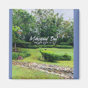 Photo magnet from Mahogany Bay, Roatan, Honduras