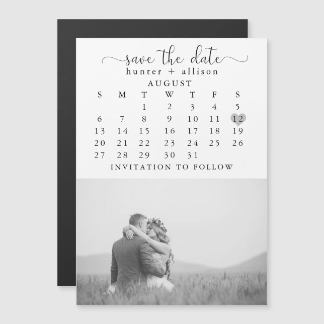 Photo Magnet | Save the Date (Front/Back)