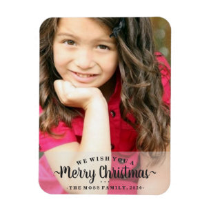Photo Magnet - We Wish You A Merry Christmas