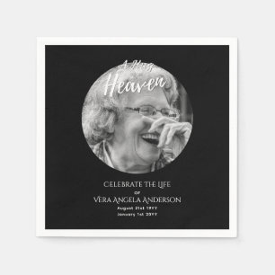 Photo Memorial Celebration of Life Funeral Gifts Napkin
