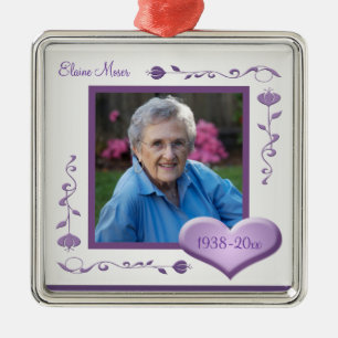 Photo Memorial Christmas Keepsake Ornament