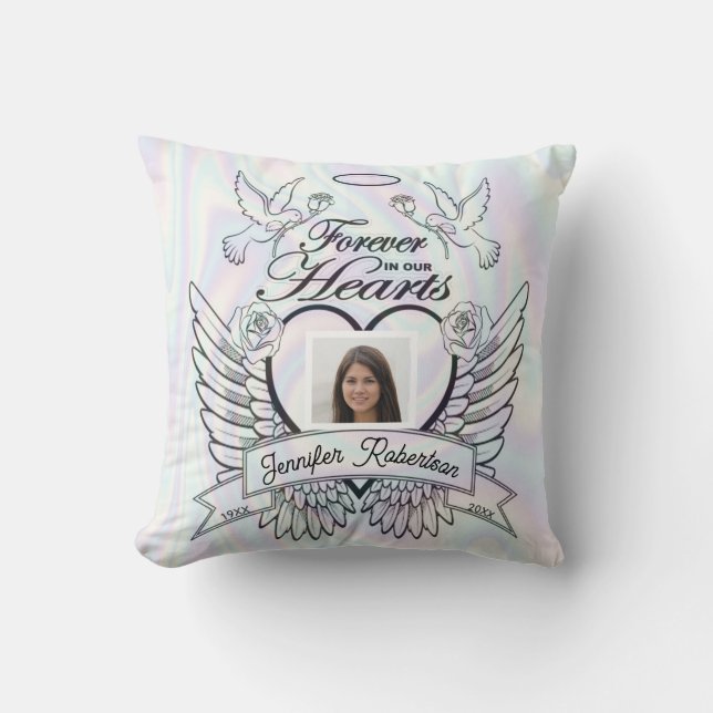 Photo Memorial  Cushion (Front)