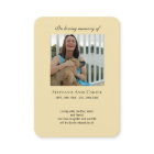 Photo memorial I'm Free prayer card