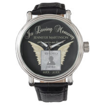 Photo Memorial in Loving Memory Keychain