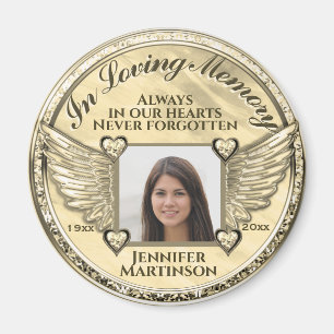 Photo Memorial in Loving Memory  Magnet