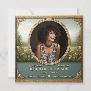 Photo Memorial Invitation