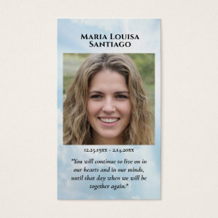 Photo Memorial Keepsake