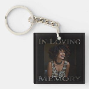 Photo Memorial Key Ring