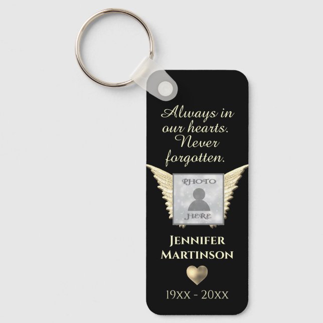 Photo Memorial Keychain (Front)