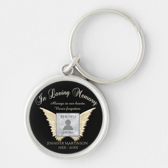 Photo Memorial Keychain (Front)