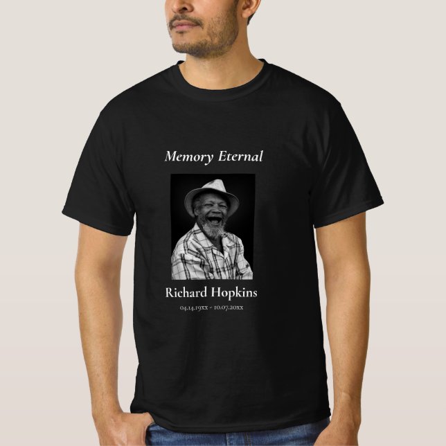 Photo Memorial Orthodox Christian Men's T-Shirt (Front)