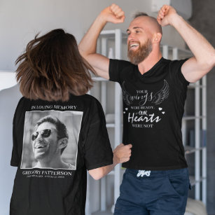 Photo Memorial & Quote Funeral T-Shirt