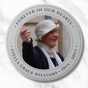 Photo Memorial Remembrance Tribute 7.5 Cm Round Badge