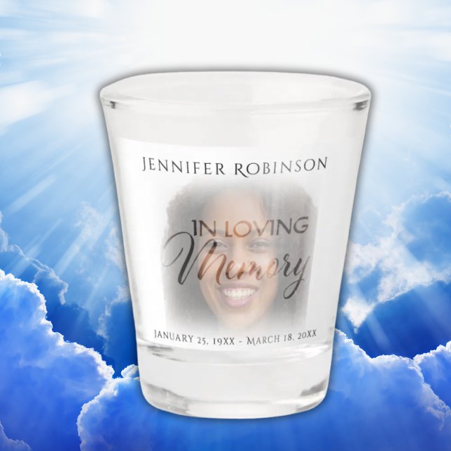 Photo Memorial Shot Glass (Creator Uploaded)