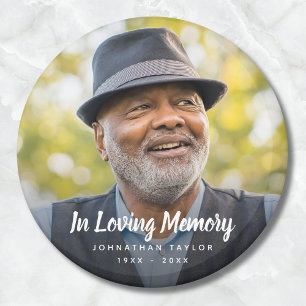 Photo Memorial Tribute Funeral Magnet