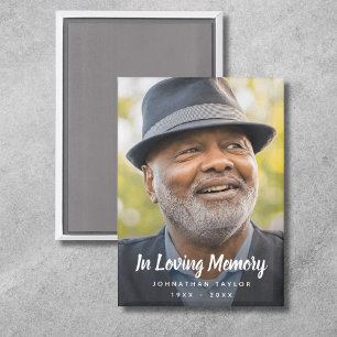 Photo Memorial Tribute Remembrance Magnet