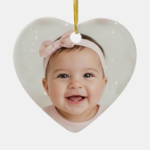 Photo Memories Personalised Mini Heart Keepsake Ceramic Ornament