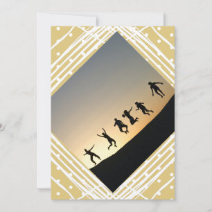 Photo Merry Christmas From Family Name Beige Holiday Card