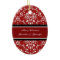 Photo Merry Christmas Grandparents Ornament Red