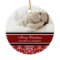 Photo Merry Christmas Grandparents Ornament Red