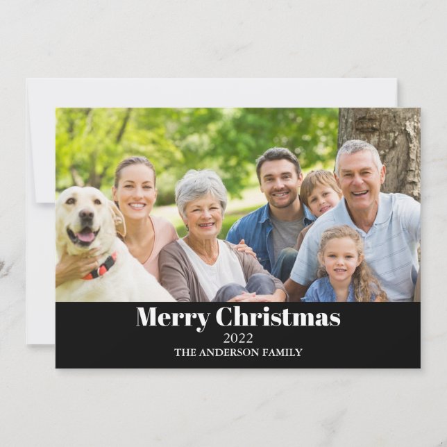 Photo Merry Christmas  Holiday Card (Front)