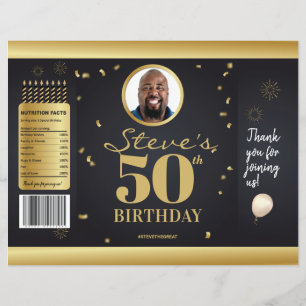 Photo Milestone Birthday Chip Bag Wrappers