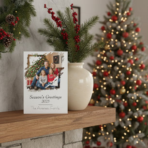 Photo Minimalist Season's Greeting Personalise