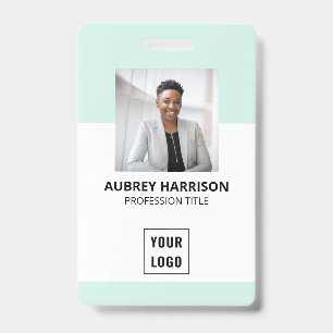 Photo Modern Corporate Professional ID Badge