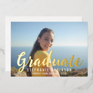 Photo Modern Graduation Party Gold