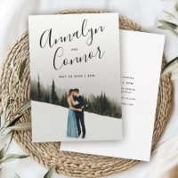 Photo Modern Script | Simple Clean Wedding