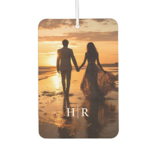 Photo Monogram Car Air Freshener