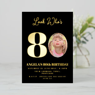 photo Montage Birthday party 80 years old