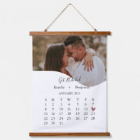 Photo Month Calendar Couple Anniversary Wedding