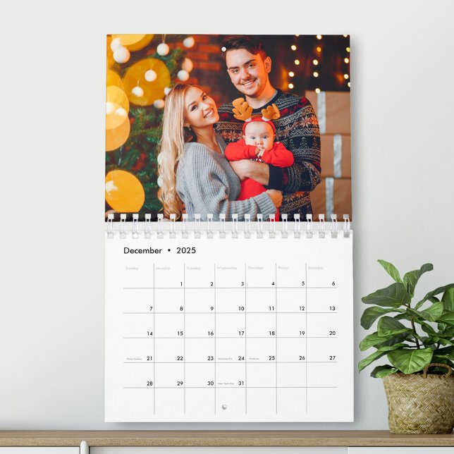 Photo Mosaic Mix Collage Family 2025 Calendar (Creator Uploaded)