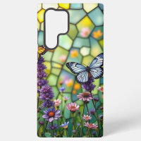 Photo Mossaic of a Butterfly and Garden