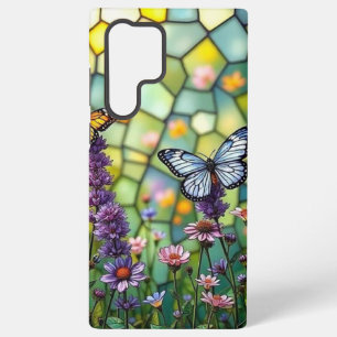 Photo Mossaic of a Butterfly and Garden Samsung Galaxy Case