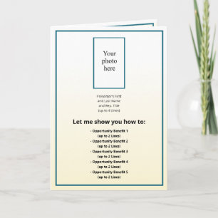 Photo MT Sapphire/Gold Tint Gradi. Hybrid BOM Invitation