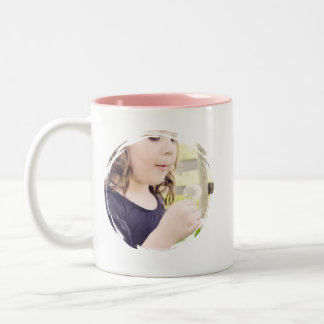 Photo Mug - Pink Personalised with ASL ILY