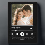 Photo Music Player Personalised Black Plaque<br><div class="desc">Turn up the memories with our Personalised Photo Music Player Plaque! A unique way to showcase your favourite tunes and treasured moments in style.</div>