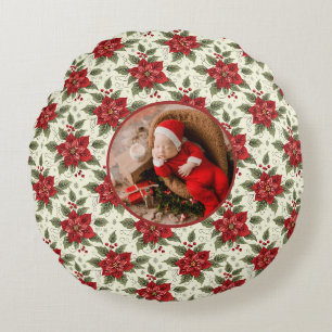 Photo My First Christmas Throw Pillow