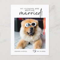 Photo My Humans Are Getting Married Save the Date