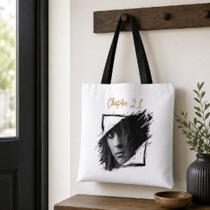 Photo name 21st birthday tote bag