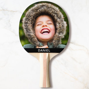 Photo & Name Template Table Tennis Bat Paddle