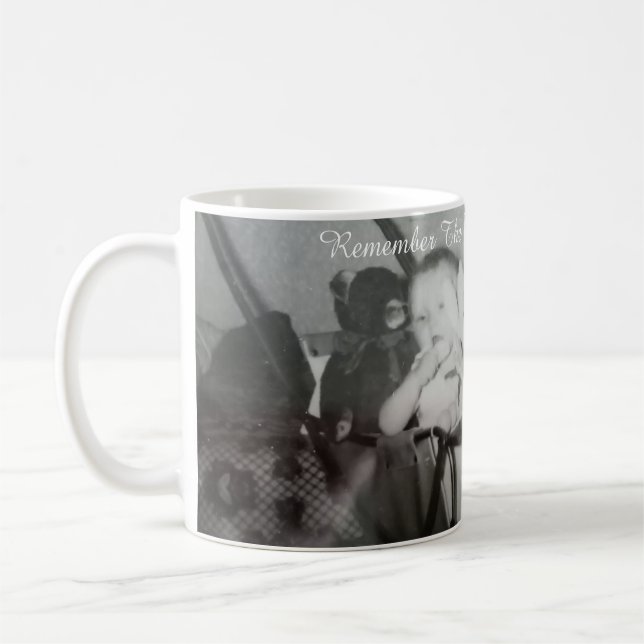 Photo Name Year , Customise,  Coffee Mug (Left)