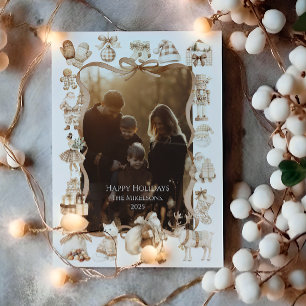 Photo Neutral Christmas Wonderland Holiday Card