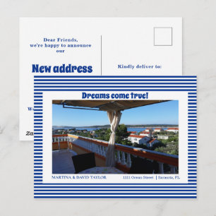 Photo New Home Address Announcement Postcard