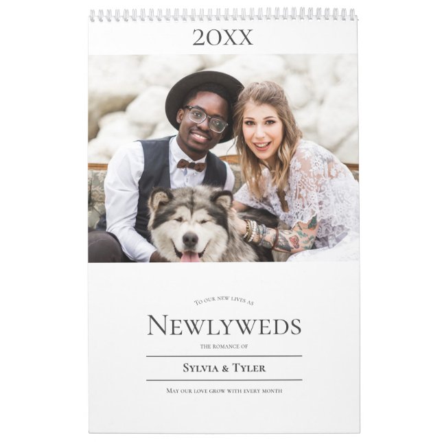 Photo Newlyweds  Calendar (Cover)