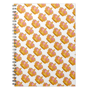 Photo Notebook/Pink and Gold Crowns Notebook