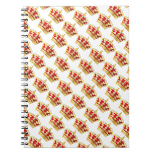 Photo Notebook/Red and Gold Crowns Notebook