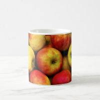 Photo of a Bushel Of Yellow and Red Apples